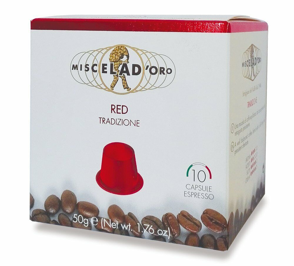 Miscela d&#39;Oro Espresso, Red  100 ct - Nespresso Compatible  545 - $55.00