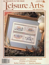 Leisure Arts Cross Stitch Magazine October 1990 26 Projects Country Season Treat - $14.84