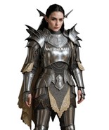 Lady Armor -Medieval Knight Fantasy Brave Lady Warrior Half Body Armor -... - €367,35 EUR