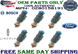 Bosch 2011-2017 Ford Edge 2.7L V6 Fuel Injectors Brand New Genuine 6 Pieces (6x) - £210.49 GBP