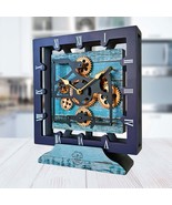 CANADA LINE DESK CLOCK SQUARE (HYBRID WALL) 10 INCH AQUA GREEN - $79.99+