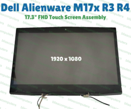 Dell Alienware M17x R3 17.3&quot; Glossy FHD LCD Touch Screen H4T5C LP173WD1 TL P1 - $140.25