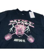 Nike Fitness Graphic T-Shirt Mens Size Large Black TEE NEW HF6154-010 - €20,70 EUR