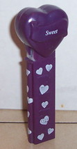 PEZ Dispenser #13 Valentines Heart Purple - $9.75