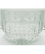 STUNNING CENTREPIECE CLEAR CUT CRYSTAL BOWL FRUIT VASE VERY HEAVY - $697.89 MXN