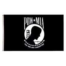 Usa Premium Store POW-MIA &quot;You Are Not Forgotten&quot; 3&#39;X5&#39; Flag, Sold By A Vietnam - £7.80 GBP