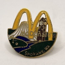 McDonald’s Spokane Washington Restaurant Advertising Enamel Lapel Hat Pin - £7.79 GBP