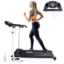 1100W Foldable Electric Treadmill Running Machine Home Jogging Walking Sport - £323.25 GBP