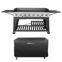 Event 8-Burner Bbq Propane Gas Grill With Cover, Picnic Or Camping Outdoor - £611.88 GBP