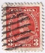 Stamps Canada #219 3 Cent Red Admiral Used - £0.77 GBP