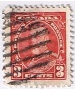 Stamps Canada #219 3 Cent Red Admiral Used - £0.76 GBP