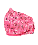 Reusable Reversible Face Mask Deep Pink Roses Nose Wire Handmade Adult - €6,37 EUR