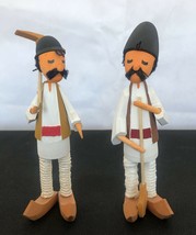 Workers with Pick Axe &amp; Shovel Mid Century Modern Figurines - $32.91