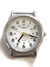 Timex Indiglo CR 1216 Cell Silver Tone WR 30 M 16MM Lug Watch Case Only - £11.60 GBP