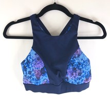 TYR Womens Amira Bikini Top Active Swimwear Maximum Support Floral Navy Blue S - £15.37 GBP