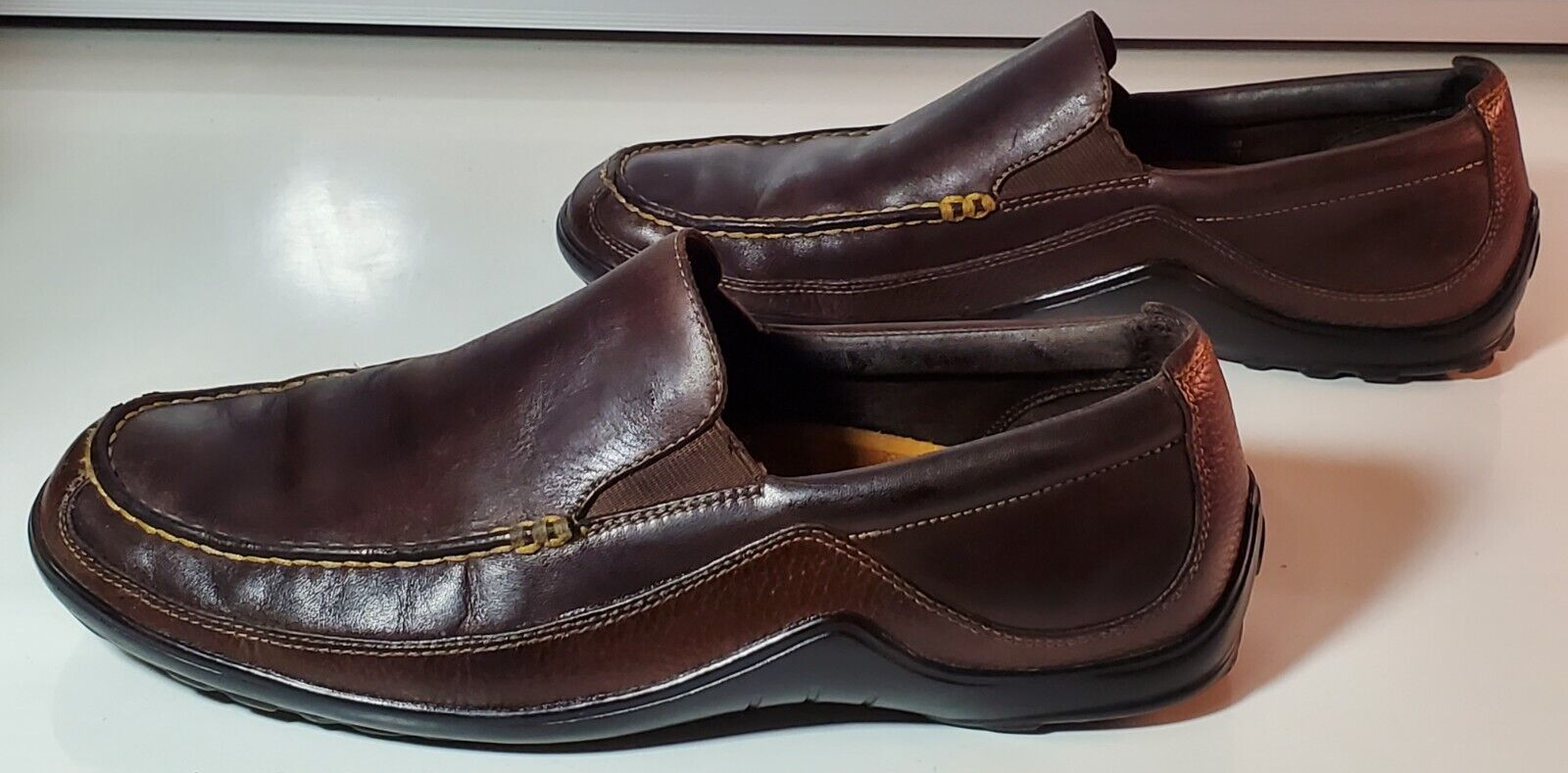 Cole Haan CO4059 Brown Leather Driving and similar items display picture 2