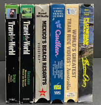 6 Travel/History VHS Tapes: Italy, Ireland, Mexico, Caribbean, Australia, Polyne - £12.54 GBP