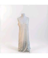 Vtg VELROSE Lingerie Women&#39;s Beige Full Length Slip Size 36 - $23.39