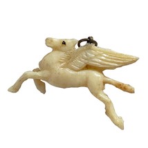 c1940 Celluloid Cracker Jack Pegasus Flying Horse Miniature Prize Charm 1in Vtg - £11.75 GBP