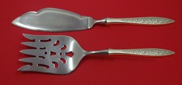 Spanish Lace by Wallace Sterling Silver Fish Serving Set 2 Piece Custom HHWS - $132.76