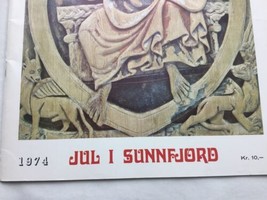 Vintage 1974 Norwegian Magazine Jul I Sunnfjord Xmas Booklet - £15.69 GBP