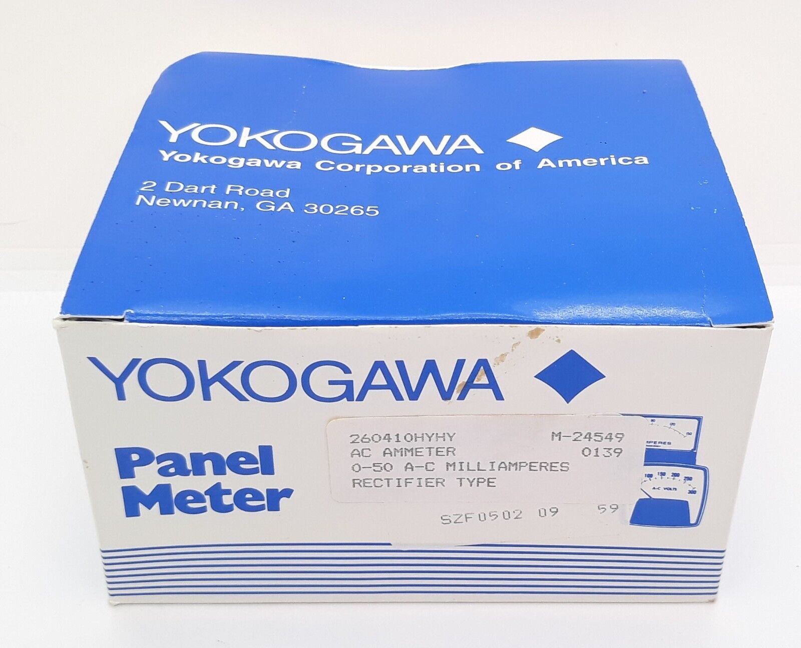 Yokogawa Panel Meter 0-50 AC Milliamperes 260-410-HYHY Rectifier Type - $49.99