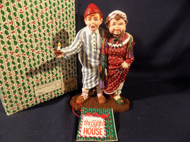 Dept 56 All Through The House Figurine Mama In Kerchief Papa In Cap - Orig Box - $14.80