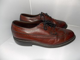 Knapp PENNY LOAFERS Brown Pebbled Leather 9 Men Used - $54.99