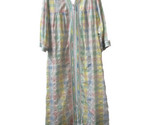 National womens Mumu House Coat Pajamas Full Zip Womens Size L - $18.73