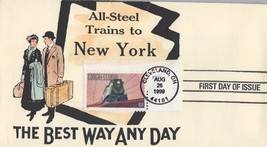 US 3334 FDC Famous Trains, Congressional hand-painted SMB Cachets ZAYIX ... - £7.86 GBP