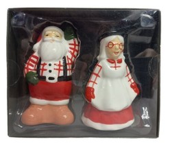 2018 Target  Threshold Christmas  Santa and Mrs. Claus Salt Pepper Shakers - £15.94 GBP