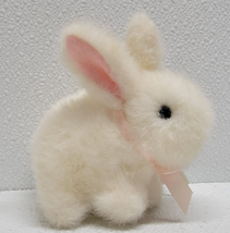 Vintage 1990 North American Bear Co. Inkie Dinkies Bunny Plush White Pink Bow - £42.59 GBP