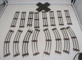 Lot Of 16 Pieces Of 3 Rail Track - Curves &amp; Straight + 1 Cross Track - £10.17 GBP