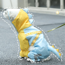 Dog Raincoat, Pet Waterproof Coat, Dog Waterproof Jumpsuit Reflective Rain Coat - £16.51 GBP+