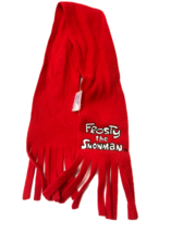 Build A Bear Workshop Red Christmas holiday Frosty The Snowman Scarf - £7.93 GBP