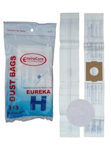 9 Envirocare Replacememt Designed To Fit Eureka H Canister Vacuum Bags + 3 Filte - £8.92 GBP
