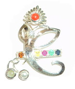 Nine Gems Pendant / Navratna Pendant In Pure Silver - $173.66 CAD