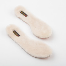 1 Pair Sheepskin Insoles Winter Real Insoles Women Warm Soft Thick Cashmere For  - £23.66 GBP