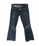 True religion distressed Joey flare bottom ankle jeans women’s juniors s... - $952.79 MXN