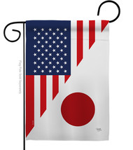 US Japan Friendship - Impressions Decorative Garden Flag G158437-BO - £16.06 GBP