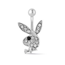 1PC Trendy Rabbit Belly Button Rings Sexy Body Piercing Bars Piercings Navel Pie - £8.83 GBP