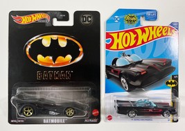 Hot Wheels 2023/1989 Batman Batmobile &amp; 2021 HOT WHEELS - TV Series Batmobile - £8.54 GBP