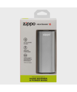 Zippo Silver Heat Bank 6 Hr Rechargeable Hand Warmer - $40.07 CAD