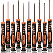 Torx Screwdriver Set of T2-T15 TECKMAN 10-Piece Magnetic Small Torx Secu... - $19.91