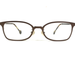 Vintage La Eyeworks Brille Rahmen BIG BOY 414 Matt Brown Horn Felge 48-1... - $64.89