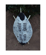 African Zulu Traditional Cultural Shield, African Warrior Hat - £121.38 GBP