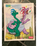 1999 Playskool Wooden Puzzle Dragon Tales Zak &amp; Wheezie 8 Pieces Pre-Own... - $459.88 MXN