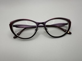 Vintage BCBG Maxazria Donatella Purple 51-16-135 Eyeglasses  - £39.56 GBP