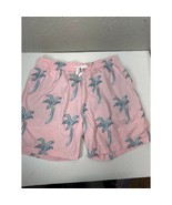 Chubbies Lotta Coladas 7” Swim Trunks Pink Blue Palm Trees Lined Elastic... - €25,64 EUR