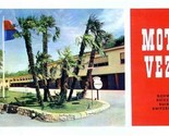 Motel Vezia  Brochure Lugano Switzerland 1960&#39;s - $17.85